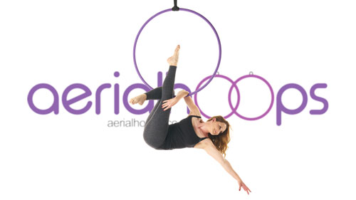 Aerial hoop lyra circus Martini Sit