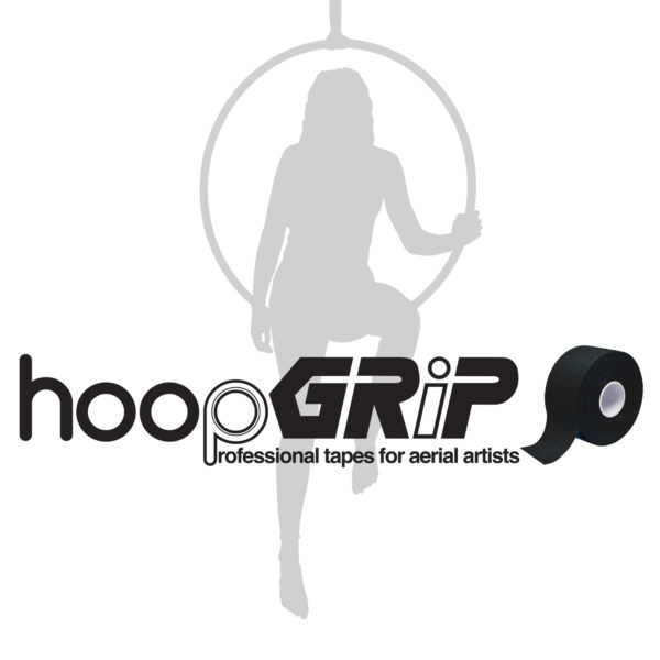 aerial hoop lyra circus HoopGrip Athletic Tape Black
