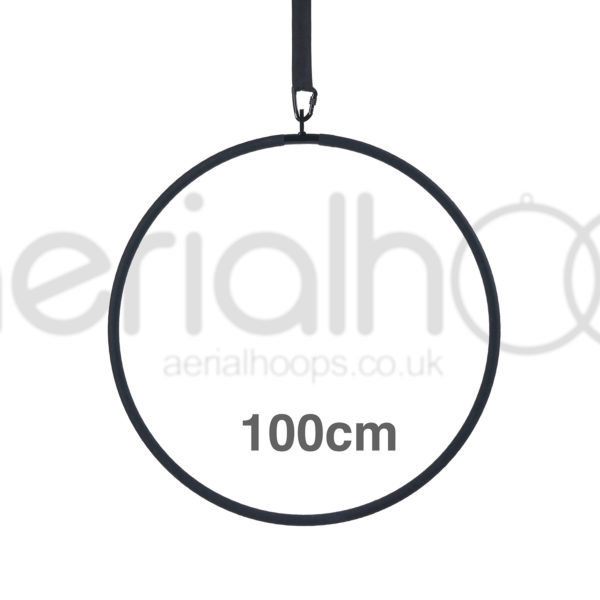 100cm aerial hoop lyra circus black