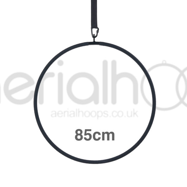 85cm aerial hoop lyra circus black