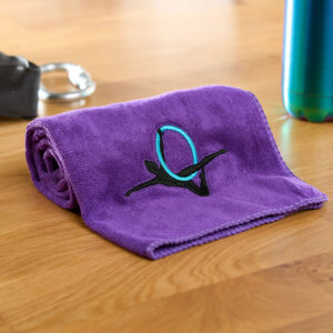 Purple towel with Peter Pan embroidery