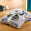 Aerial Hoop Gift bundle - Grey Towel with Black and White socks I Love Hoop