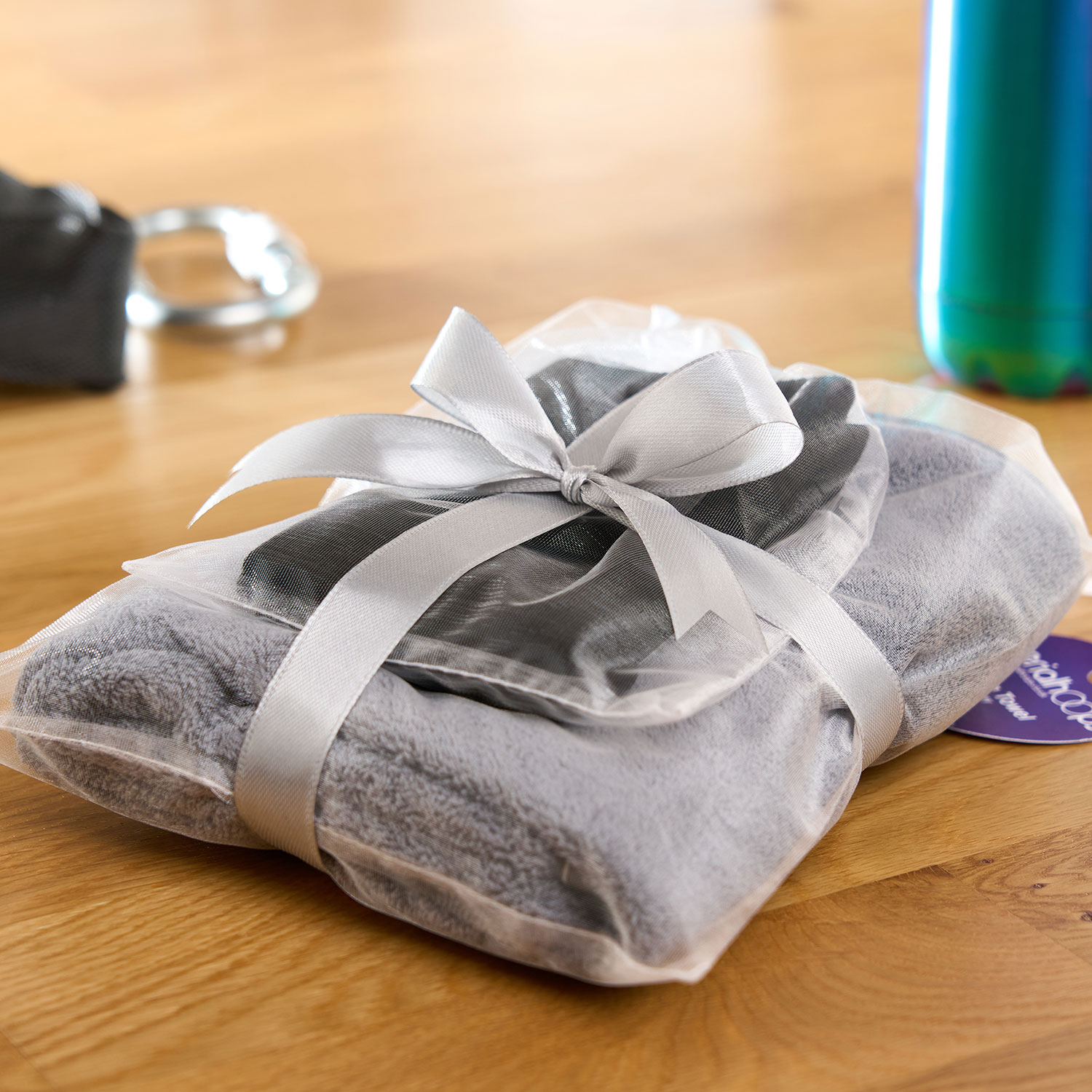 Bundles-AH2024-TWL-GRY-PP-BW-SP-BLK-ILHW_0020 Aerial Hoop Gift bundle - Grey Towel with Black and White socks I Love Hoop
