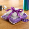 Aerial Hoop Gift bundle - Purple Towel with Grey Fluffy socks Point Your Toes